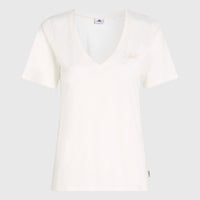 Essentials V-Neck T-Shirt | Snow White