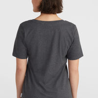 Essentials V-Neck T-Shirt | Black Out