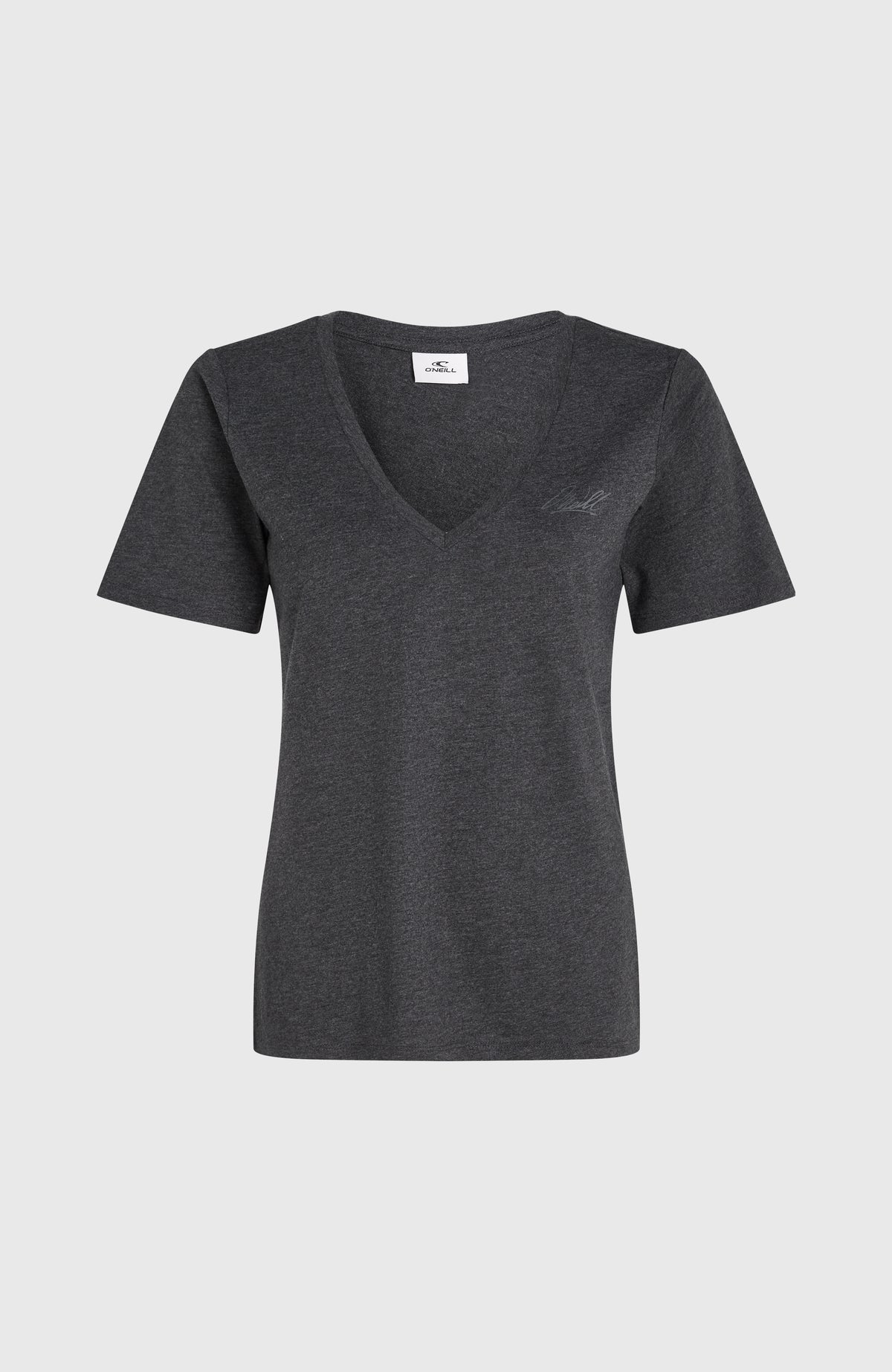 Essentials V-Neck T-Shirt | Black Out
