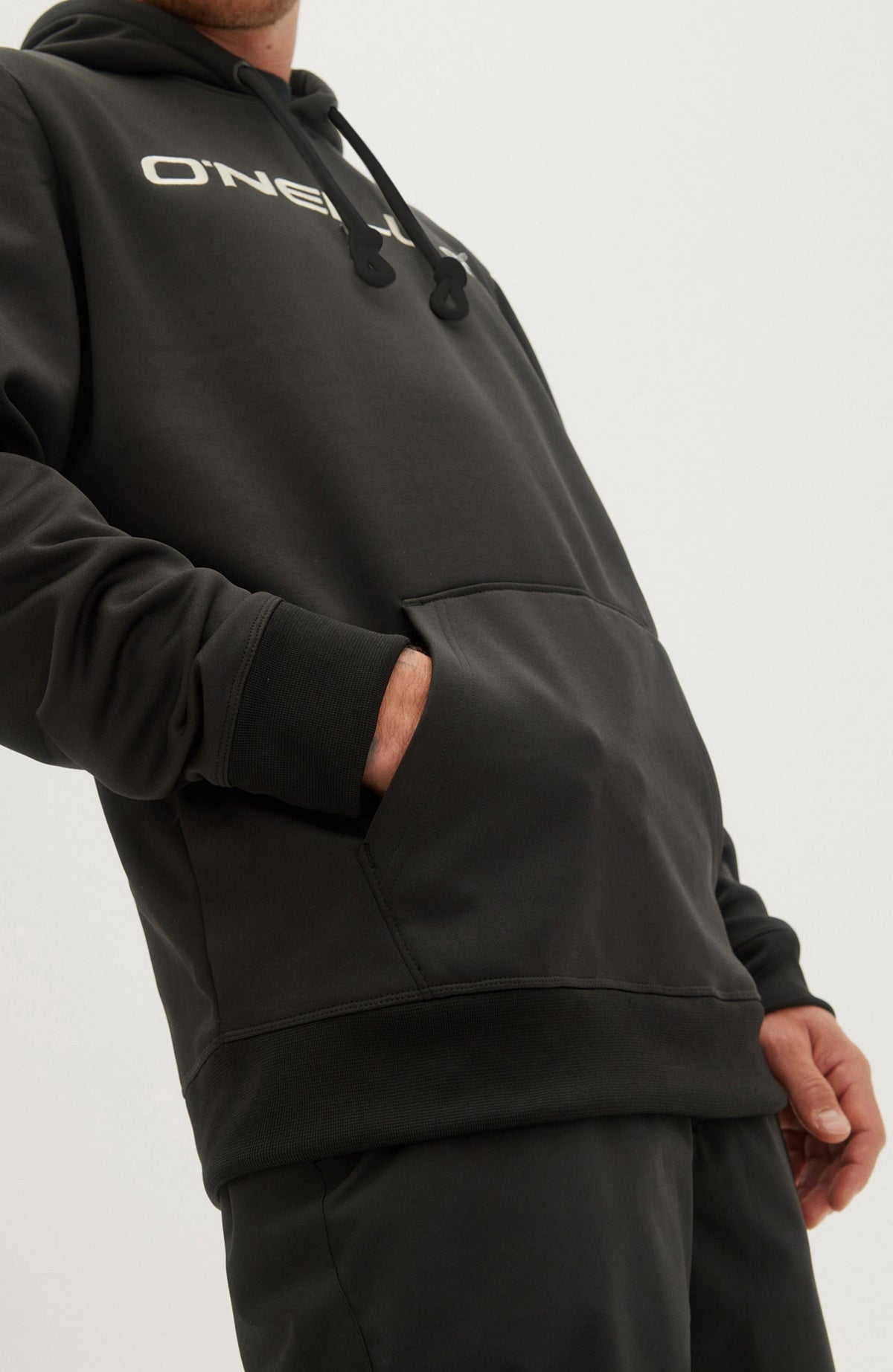 Rutile Hoodie Fleece | Black Out