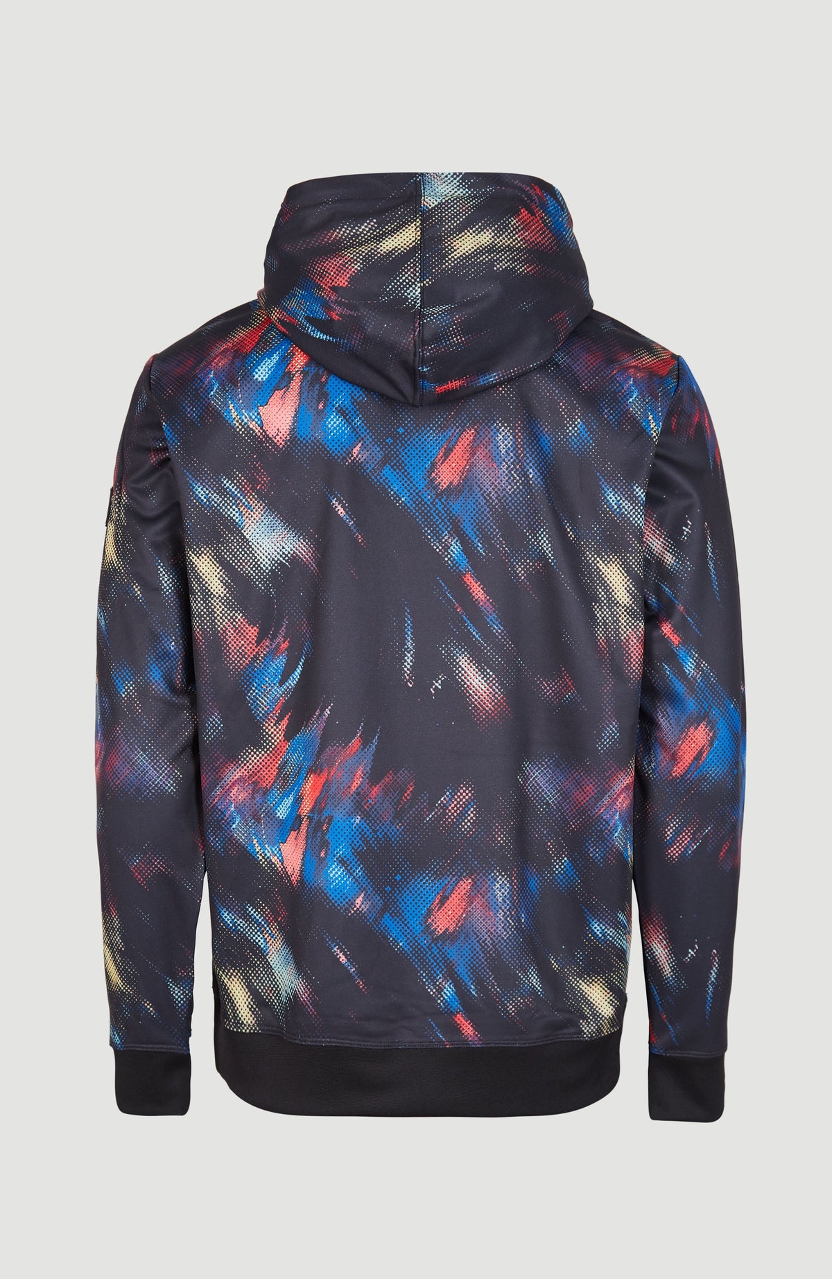 Rutile Hoodie Fleece | Black Future Fade