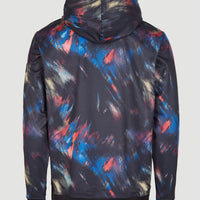 Rutile Hoodie Fleece | Black Future Fade