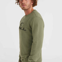 O'Neill Logo Crew Sweatshirt | Deep Lichen Green