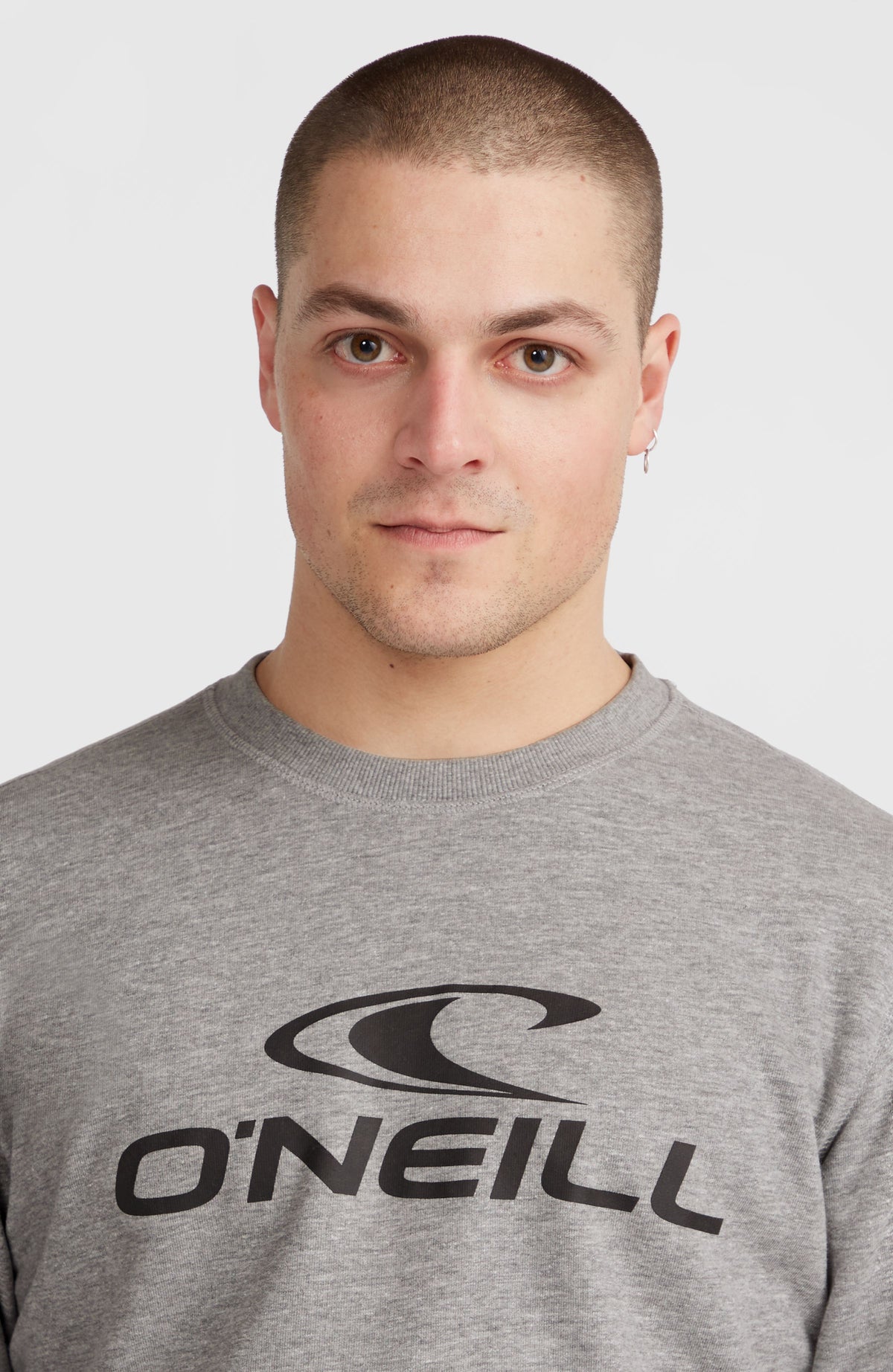 O'Neill Logo Crew Sweatshirt | Silver Melee