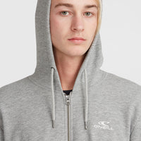 O'Neill Small Logo Full-Zip Hoodie | Silver Melee