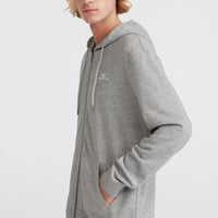 O'Neill Small Logo Full-Zip Hoodie | Silver Melee