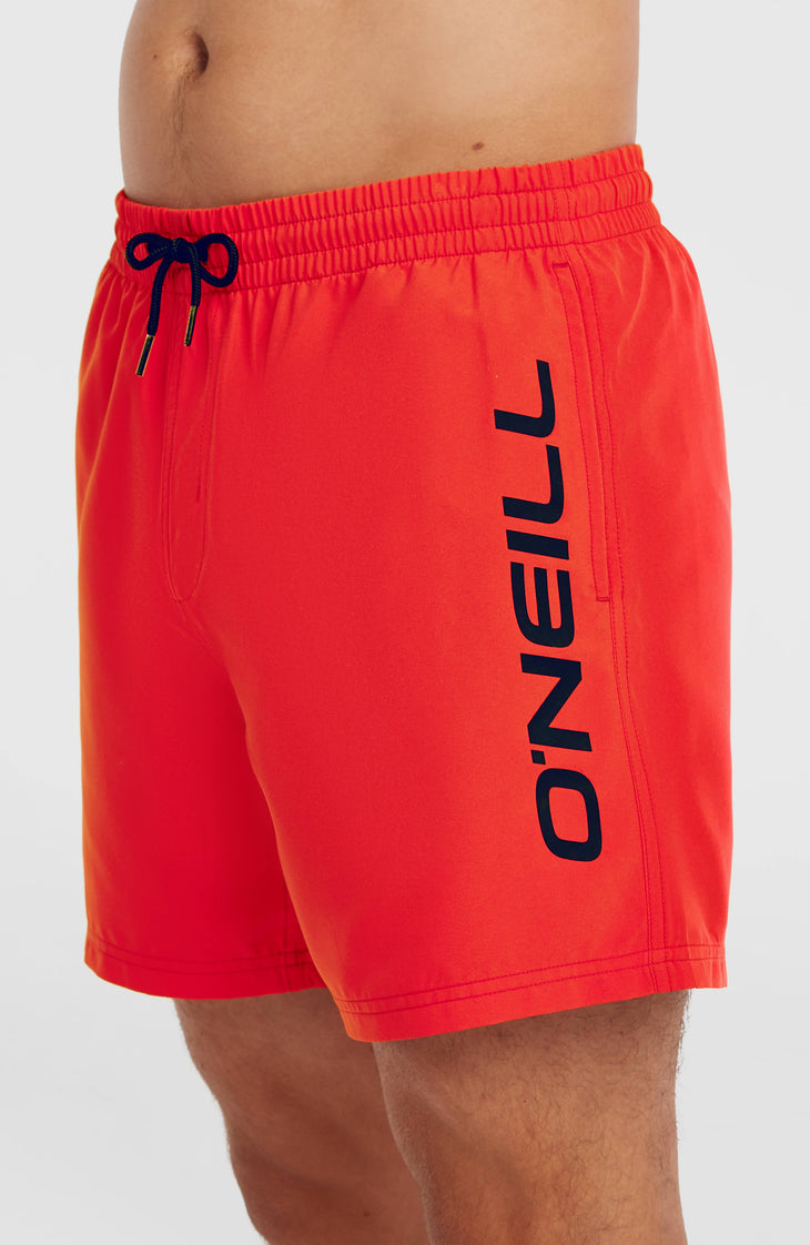 O'Neill Logo 16" Swimshorts | High Risk Red