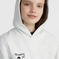 Women of the Wave Hoodie | White Melange