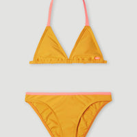 Essentials Triangle Bikini Set | Old Gold