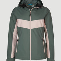 Aplite Snow Jacket | Balsam Green Colour Block