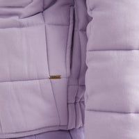 Ocean Quilted Jacket | Purple Rose