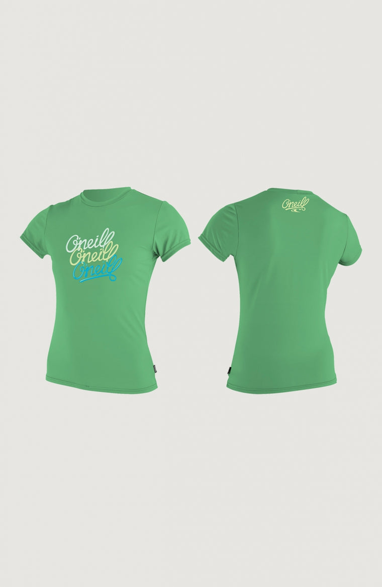 Skins Short Sleeve Rash Tee | Light Green