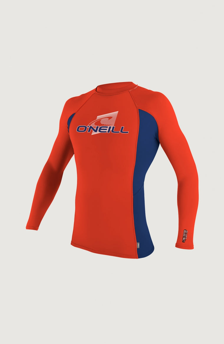 Skins Long Sleeve Crew | Red