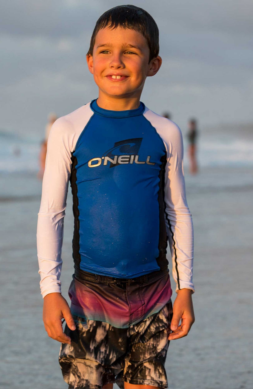 Skins Long Sleeve Crew | Blue