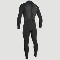 Epic 3/2mm Back Zip Full Wetsuit | BLACK/GUNMETAL/DAYGLO