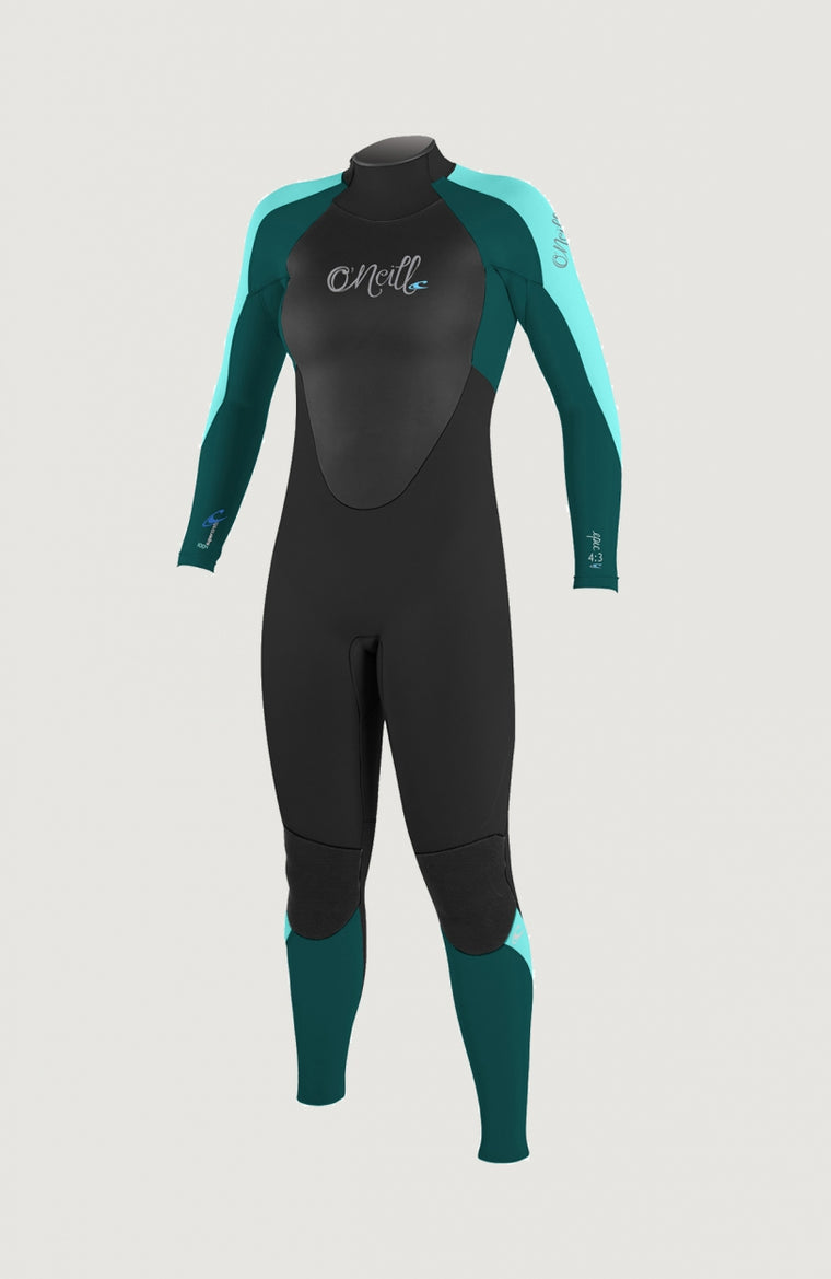 Epic 5/4mm Back Zip Full Wetsuit Womens | Black