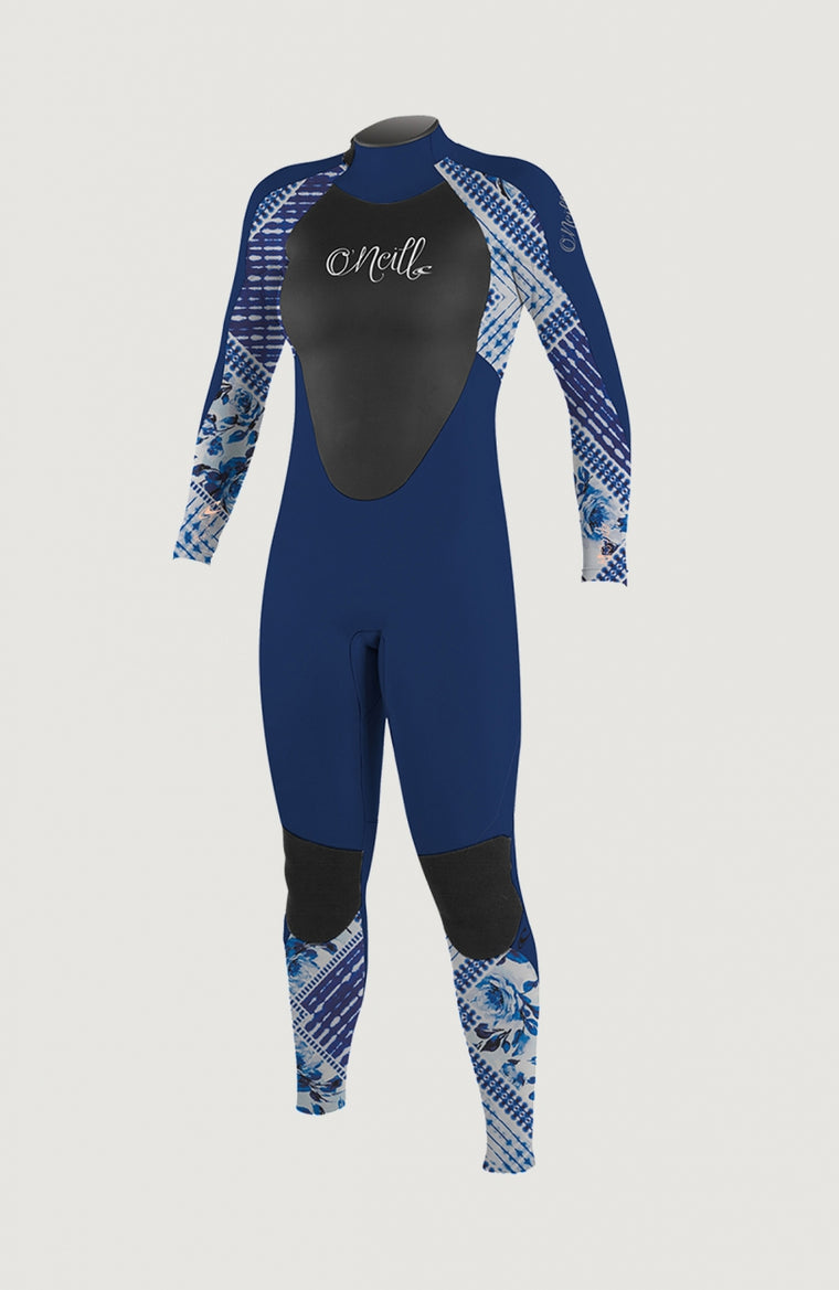 Epic 5/4mm Back Zip Full Wetsuit Girls | Dark Blue