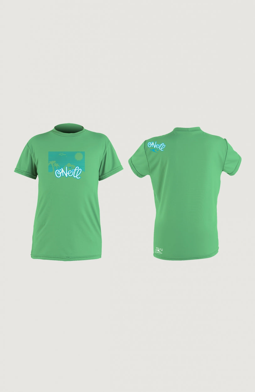 Skins Short Sleeve Rash Tee | Light Green