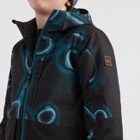 Texture Snow Jacket | Blue Heat Map