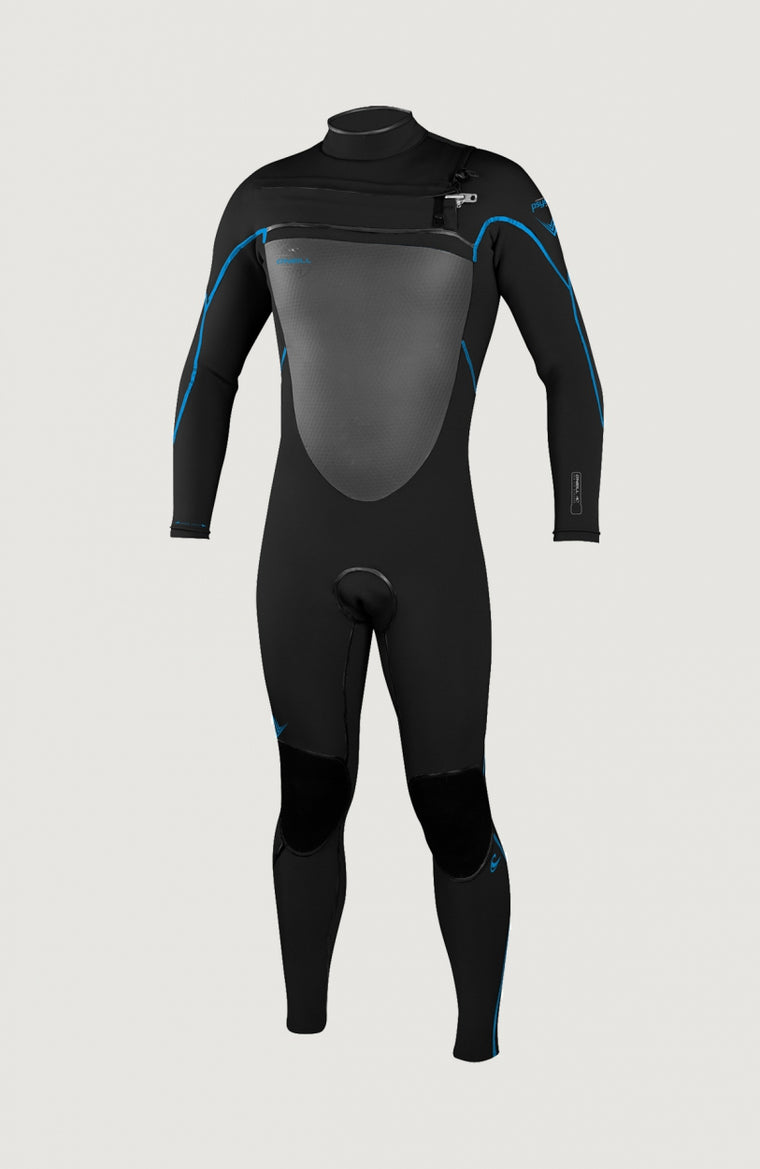 Psycho Freak Chest Zip 3/2mm Full Wetsuit | Black