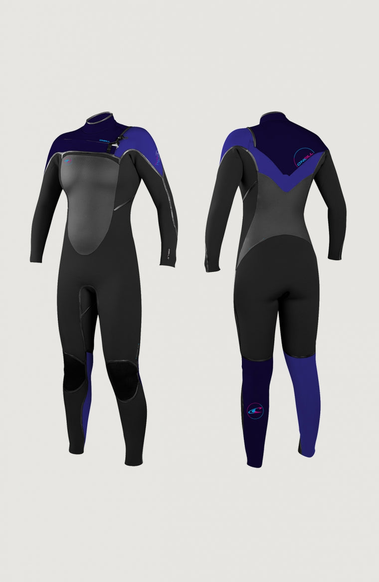 Psycho Tech Chest Zip 5/4mm Full Wetsuit | Black