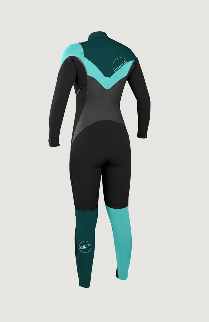 Psycho Tech Chest Zip 5/4mm Full Wetsuit | Black