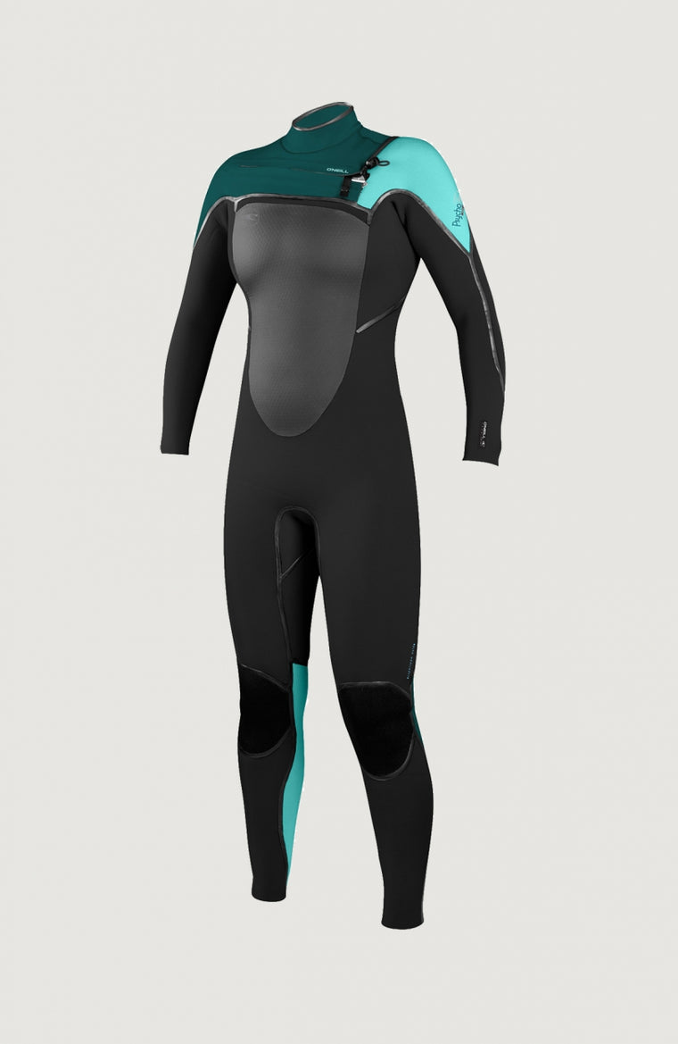Psycho Tech Chest Zip 3/2mm Full Wetsuit | Black
