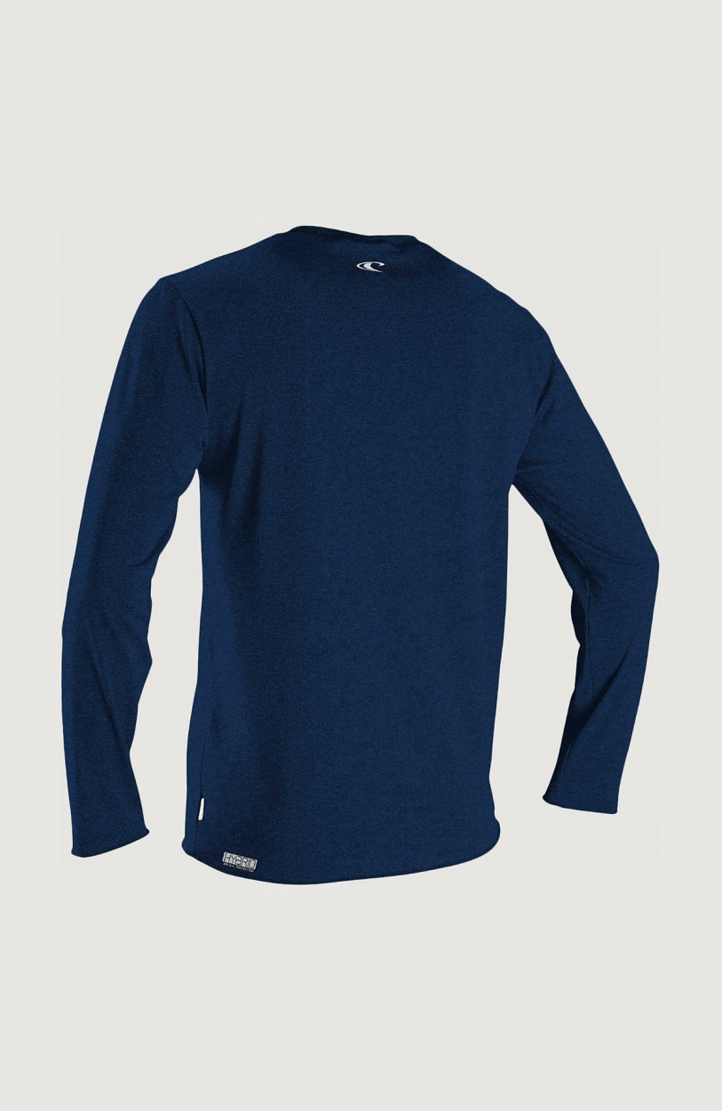 Hybrid Skins Long Sleeve Surf Tee | Dark Blue