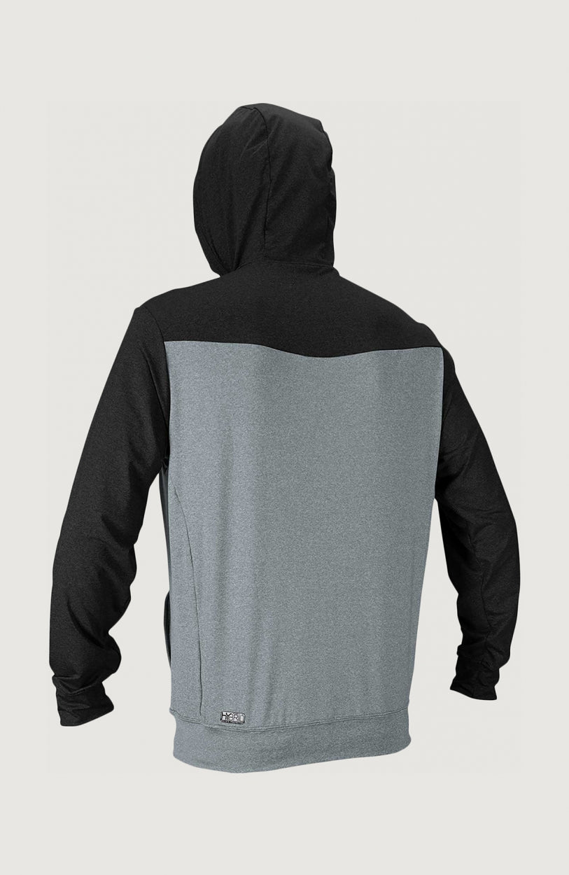 Hybrid Zip UV Hoodie | Grey