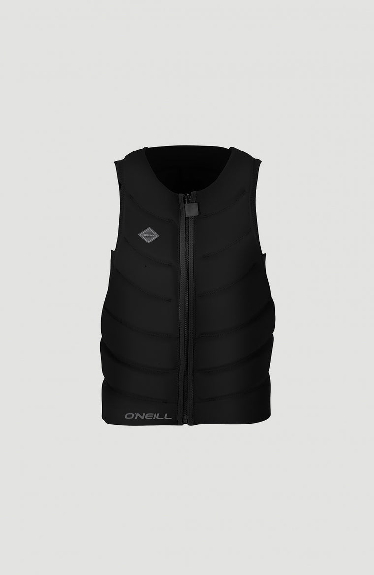 Gooru Tech Front Zip Competition Vest | A05 BLK/BLK/BLK