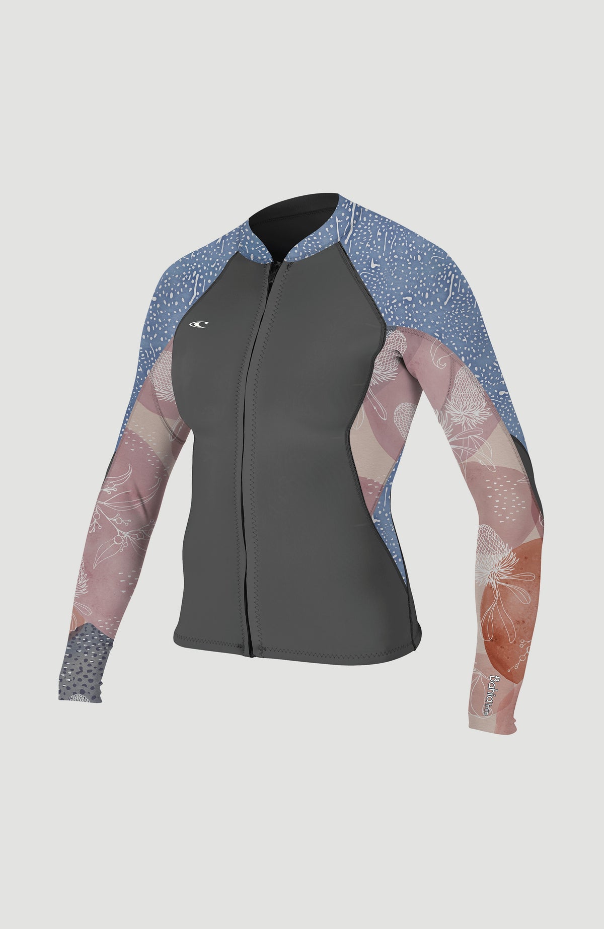 Bahia 1/0.5mm Full Zip Neoprene Jacket | GRAPHITE/DESERT BLOOM/DRIFT BL