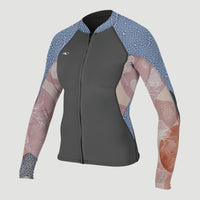 Bahia 1/0.5mm Full Zip Neoprene Jacket | GRAPHITE/DESERT BLOOM/DRIFT BL