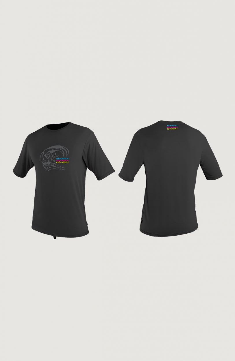 Skins Graphic Short Sleeve Rash Tee | Black