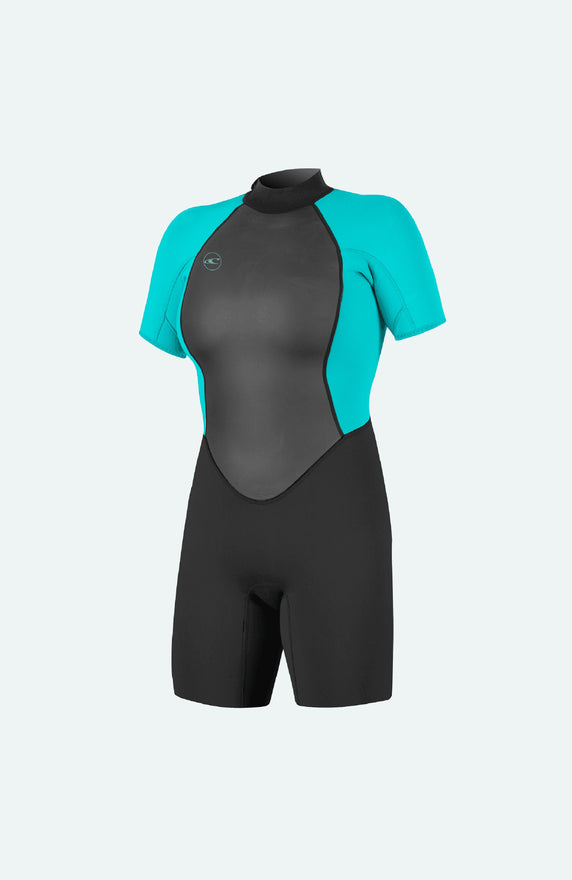 Reactor-2 3/2mm Back Zip Full Wetsuit | BLK/OCEAN