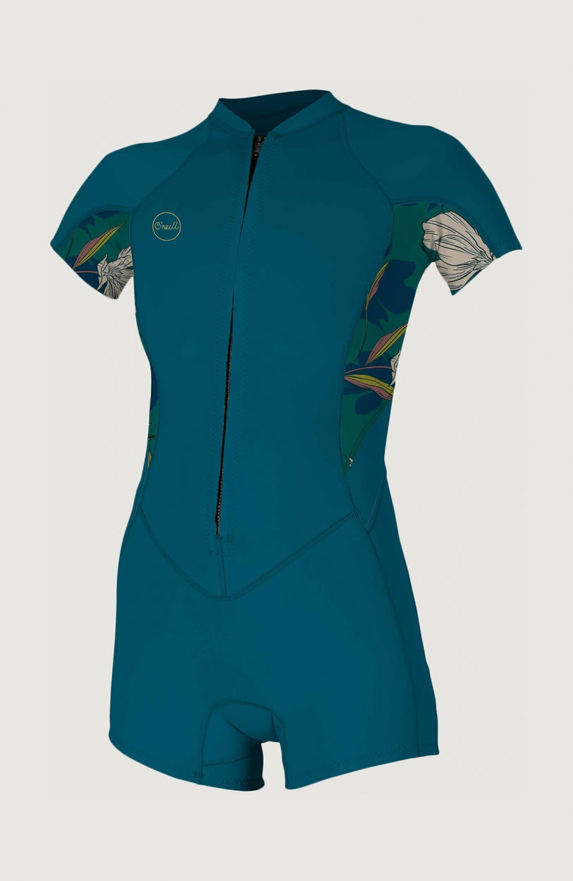 Bahia 2/1mm Front Zip Shortsleeve Spring Wetsuit | Dark Blue