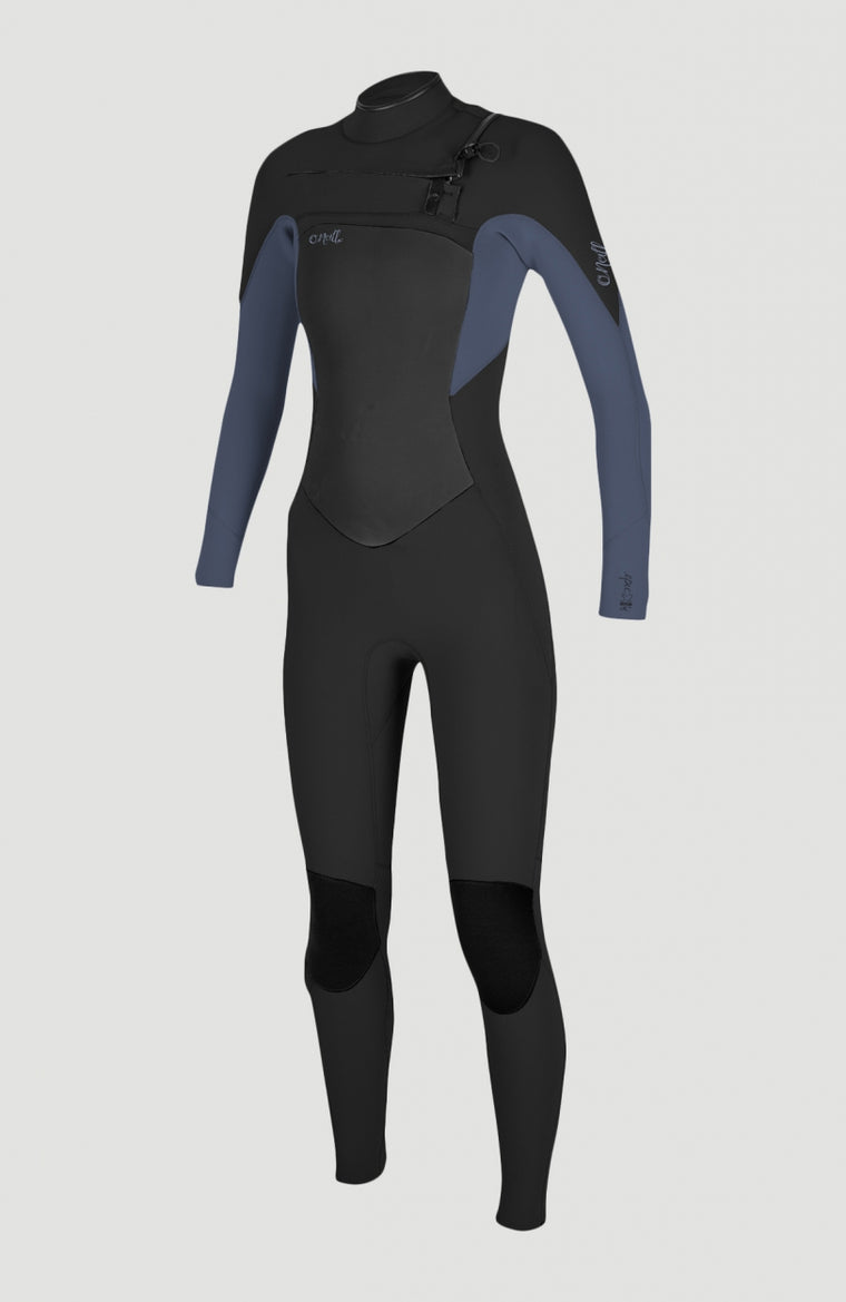 Epic 3/2mm Chest Zip Full Wetsuit | Black