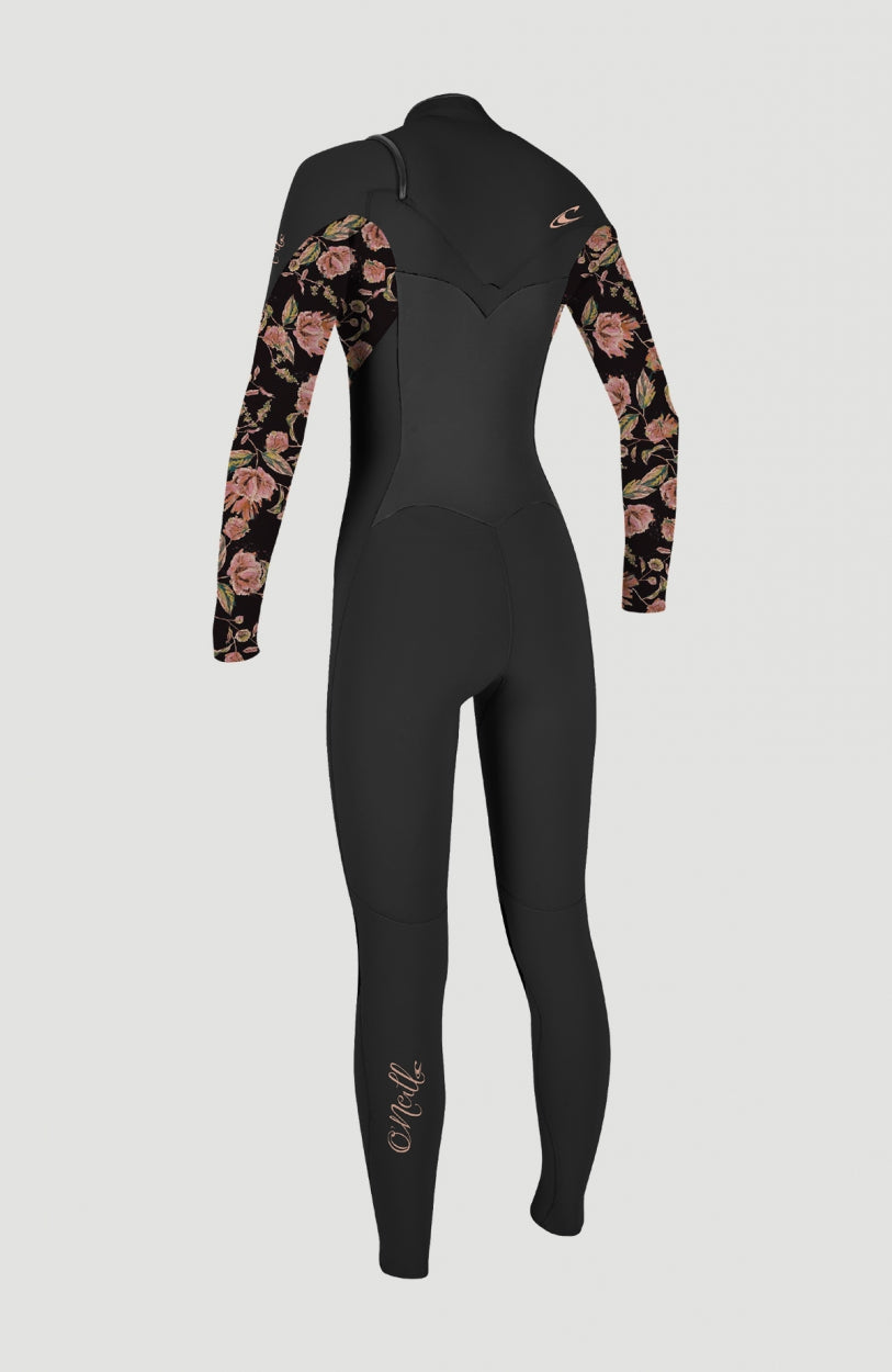Epic 4/3mm Chest Zip Full Wetsuit | Black