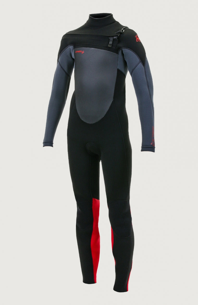 Epic 3/2mm Chest Zip Full Wetsuit | Black