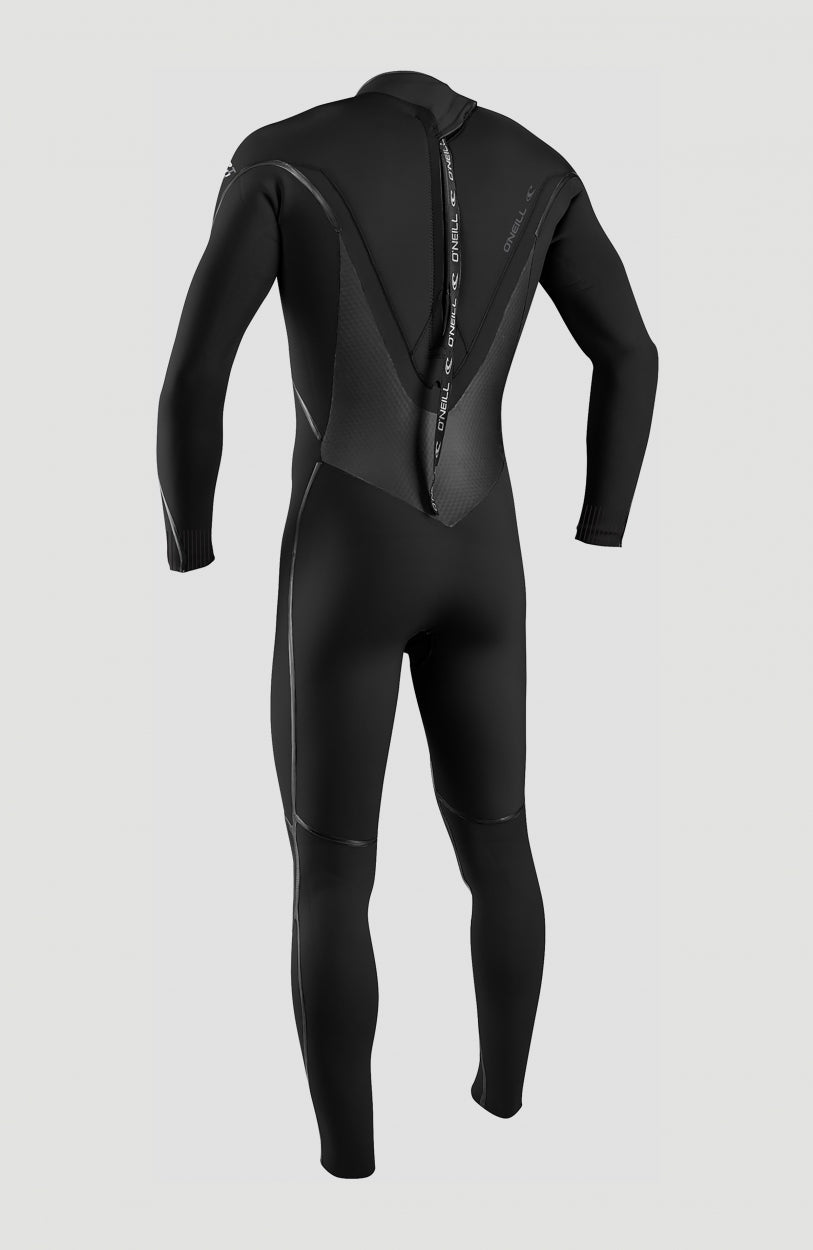 Psycho Tech 5/4mm Back Zip Full Wetsuit | BLACK/BLACK