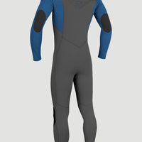 Hyperfreak Plus 5/4mm Chest Zip Full Wetsuit | GRAPHITE/SMOKE/BALI BLUE