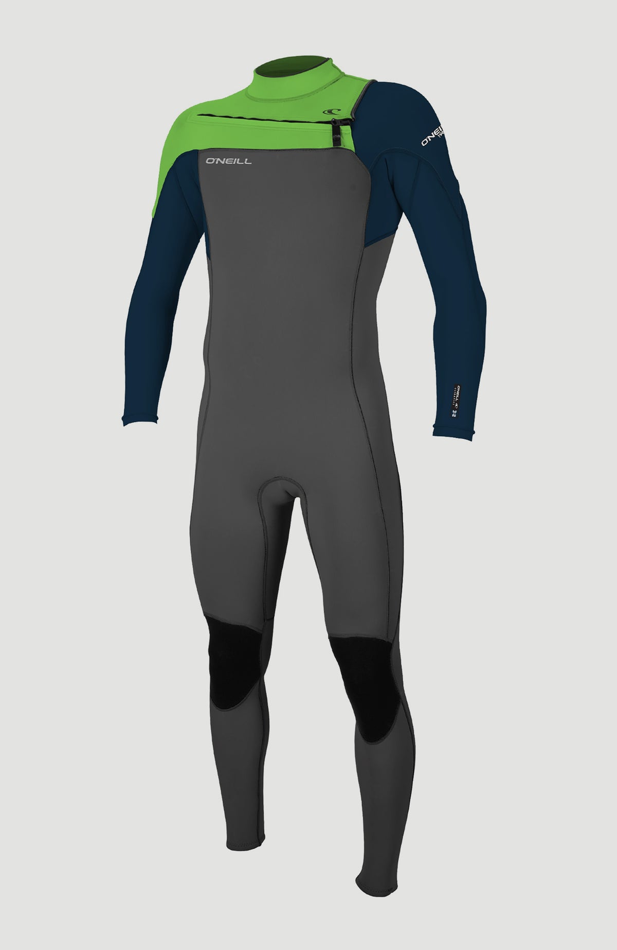 Hammer 3/2mm Chest Zip Full Wetsuit | GRAPHITE/ABYSS/DAYGLO