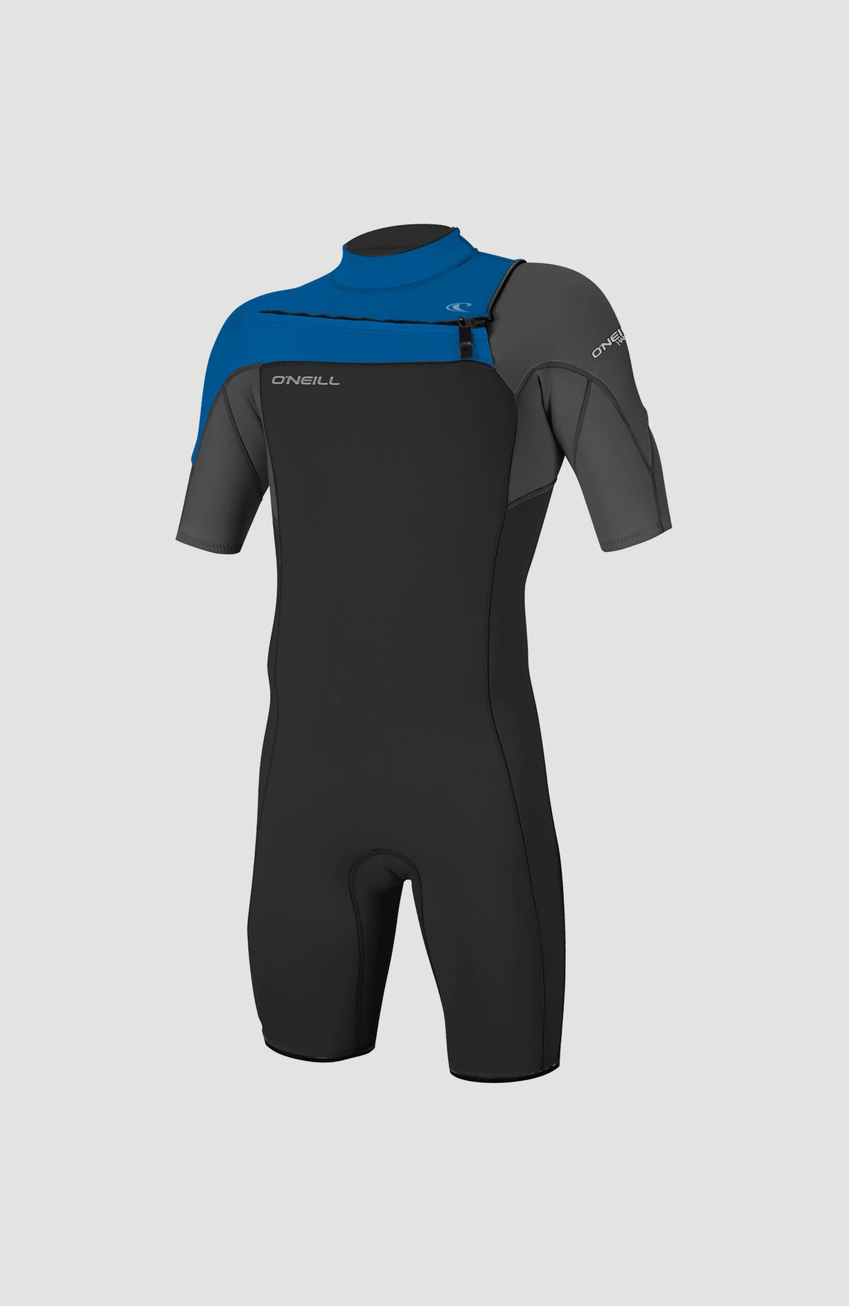 Hammer 2mm Chest Zip Shortsleeve Spring Wetsuit BLK GRAPH OCEAN BLK GRAPH OCEAN 8