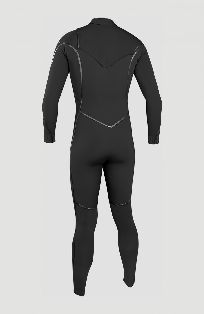 Psycho One 5/4mm Chest Zip Full Wetsuit | BLACK/BLACK