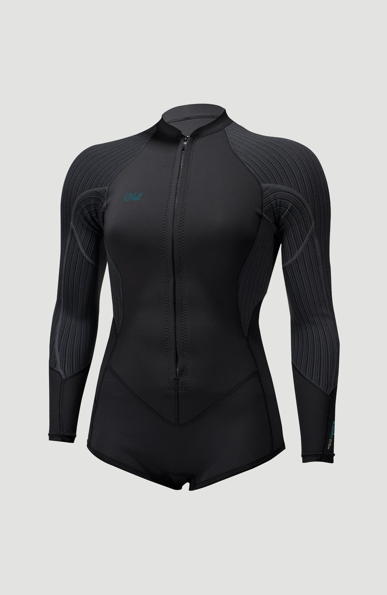 Blueprint 2/1.5mm Front Zip Longsleeve Spring Wetsuit | BLACK/BLACK