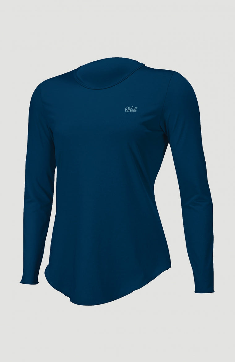 Blueprint L/S Sun Shirt Womens | Deep Sea