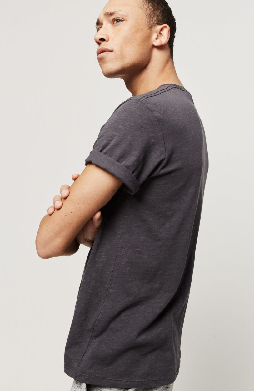 Jack's Base Regular Fit Crew T-Shirt | Asphalt - A