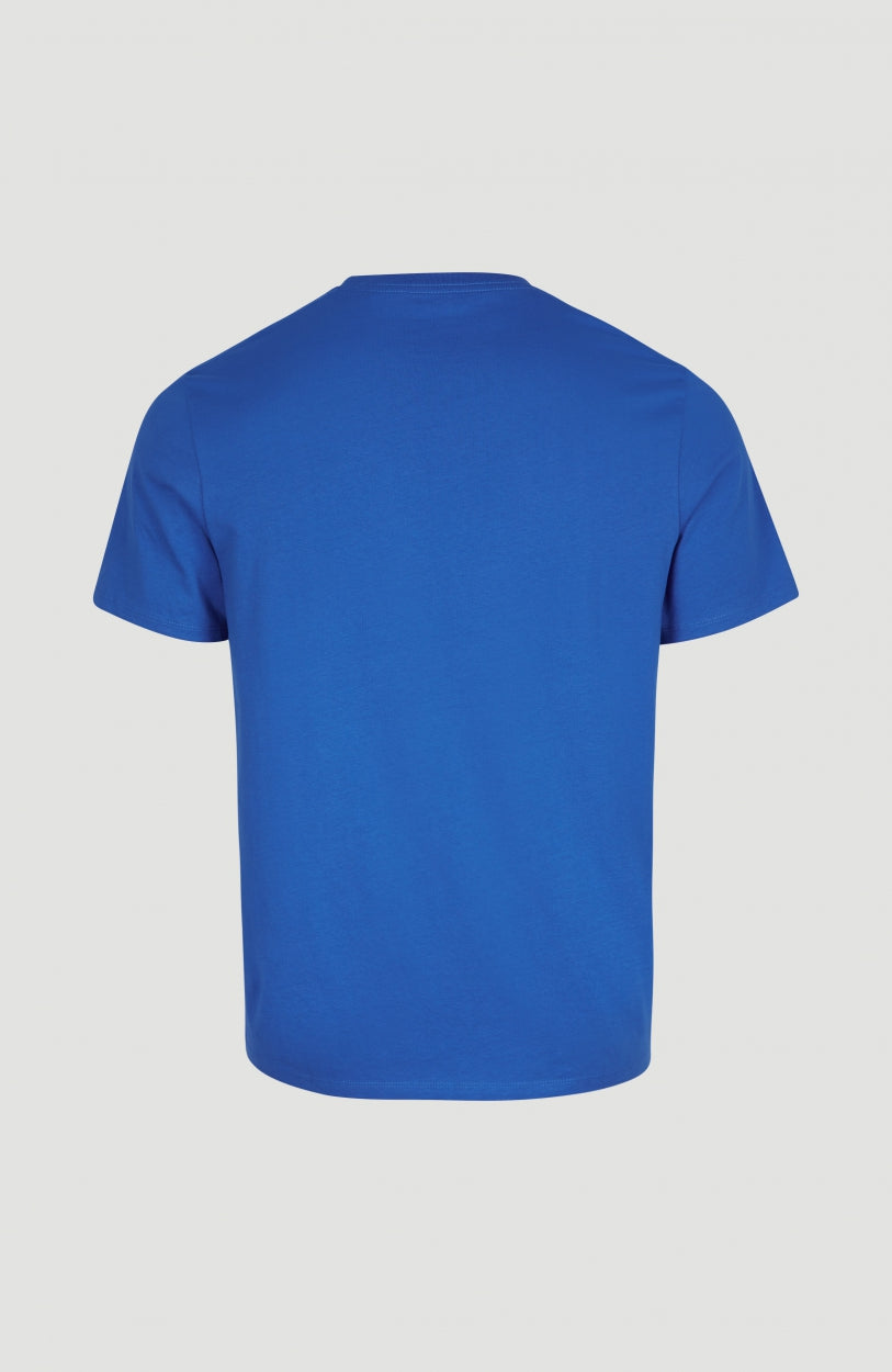 Triple Stack T-Shirt | Victoria Blue -A