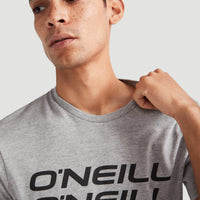 Triple Stack T-Shirt | Silver Melee -A