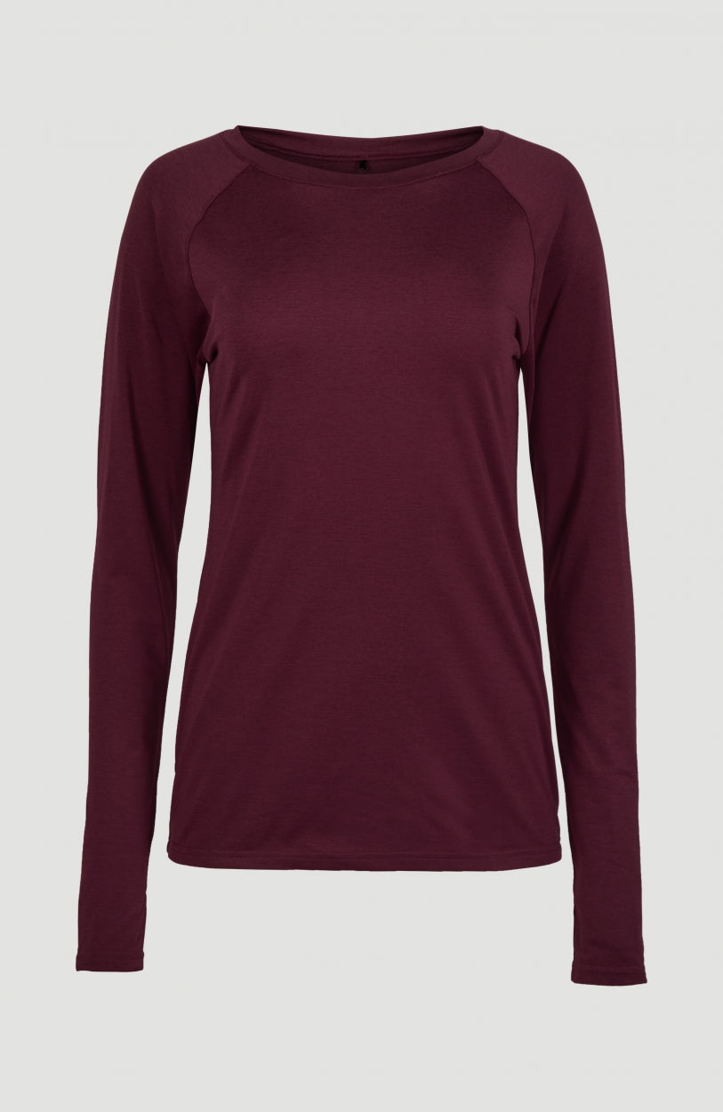 Yoga Longsleeve T-Shirt | Windsor Wine -A