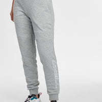 High-Waist Sweatpants | Silver Melee -A